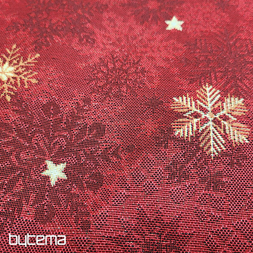 Tissu à tapisserie ÉTOILES DE NOËL
