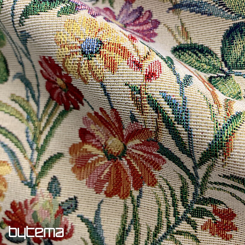 Tissu pour tapisserie SCARLET - SUMMER MEADOW
