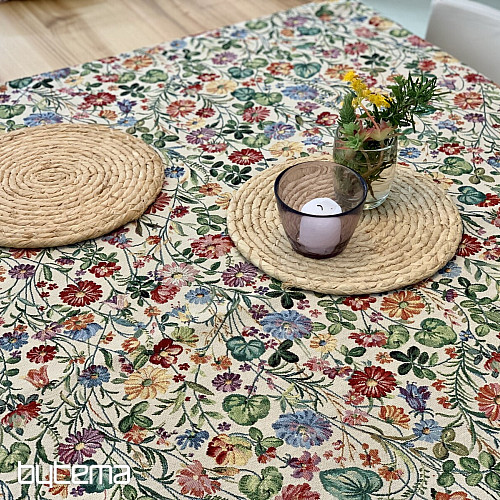 Tissu pour tapisserie SCARLET - SUMMER MEADOW
