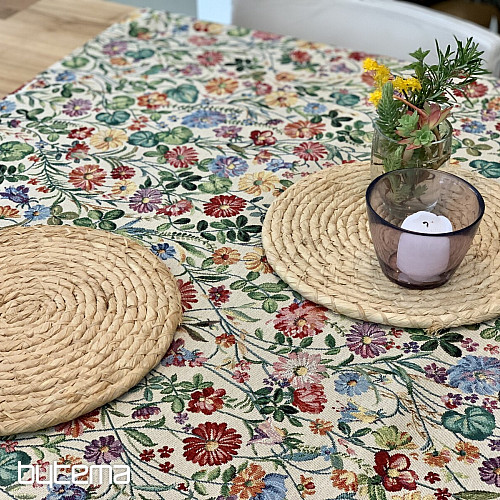 Tissu pour tapisserie SCARLET - SUMMER MEADOW