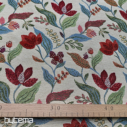 Tissu pour tapisserie FLEURS GRIMPANTES