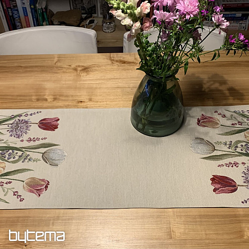 Nappe et foulard tapisserie TULIP BORDURA