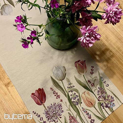 Nappe et foulard tapisserie TULIP BORDURA
