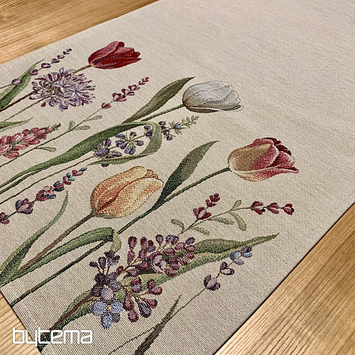 Nappe et foulard tapisserie TULIP BORDURA