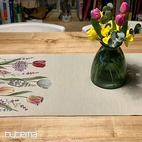 Nappe et foulard tapisserie TULIP BORDURA