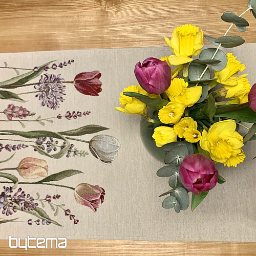 Nappe et foulard tapisserie TULIP BORDURA
