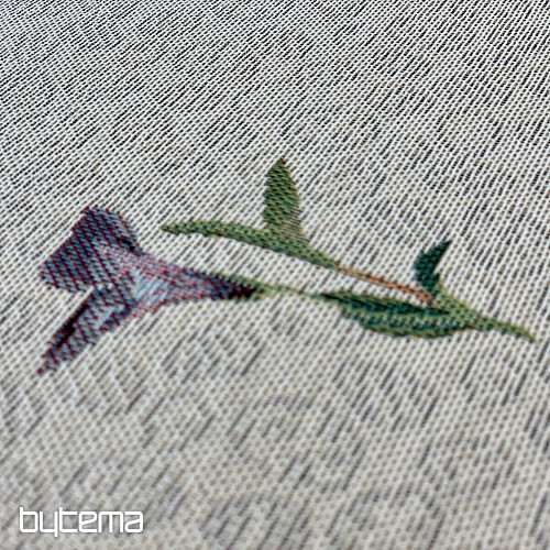 Nappe et foulard tapisserie OEUFS DE PÂQUES AU VIOLET