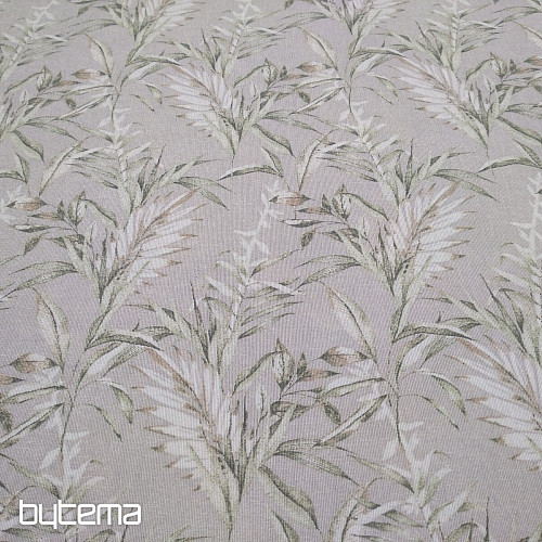 Tissu déco FEUILLES CHANEL