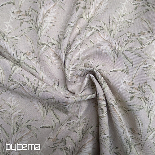 Tissu déco FEUILLES CHANEL