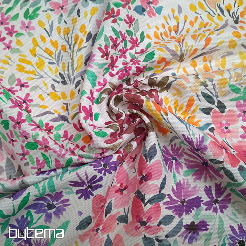 Tissu décoratif JARDIN FLEURI