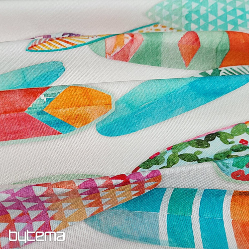 Tissu déco SURF TURQUOISE