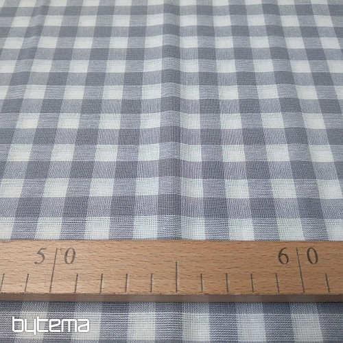 Tissu décoratif KANAFAS gris 1x1 cm