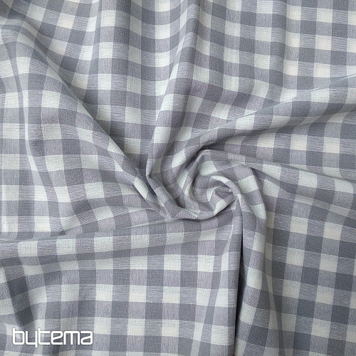Tissu décoratif KANAFAS gris 1x1 cm