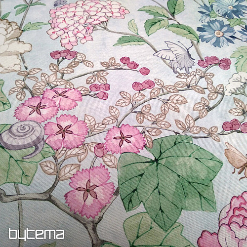 Tissu décoratif PARADIS FLEURS