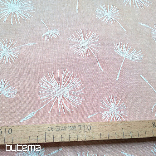 Tissu déco FRESH saumon