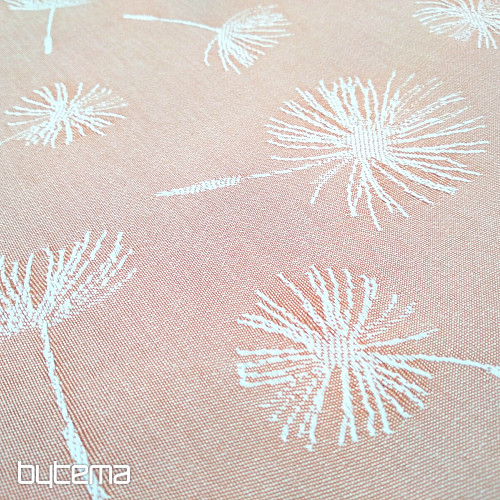 Tissu déco FRESH saumon