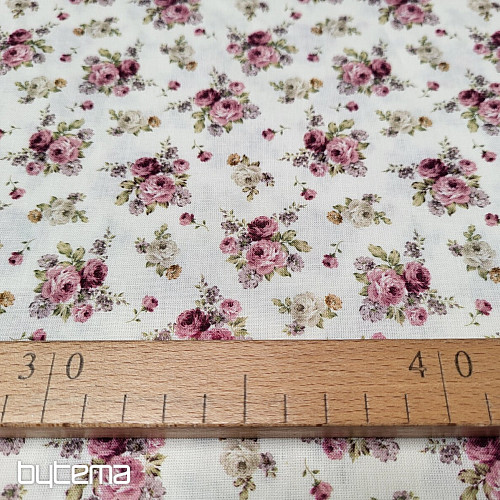 Tissu coton WARWICK PETITE ROSE