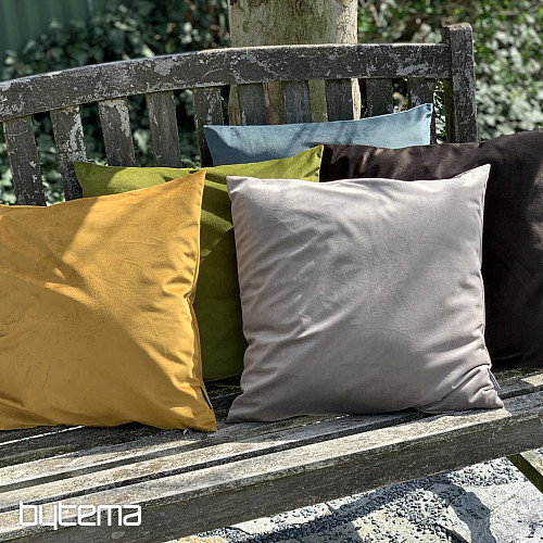 Housse en velours RIVIERA OLIVE