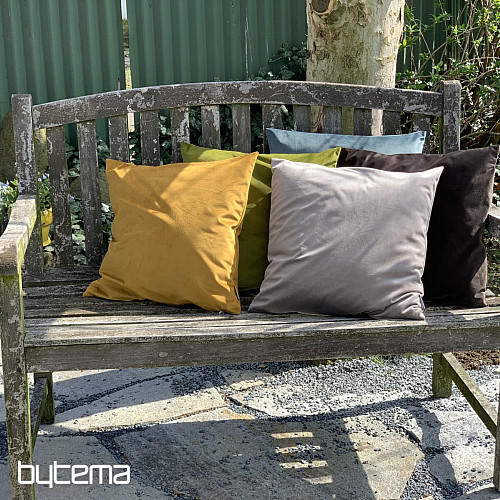Housse en velours RIVIERA OLIVE