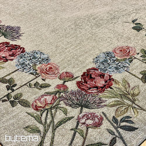 Nappe tapisserie et châle FLORES TIME