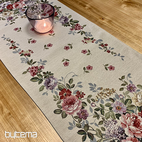 Nappe et foulard tapisserie KYTICE BORDURA