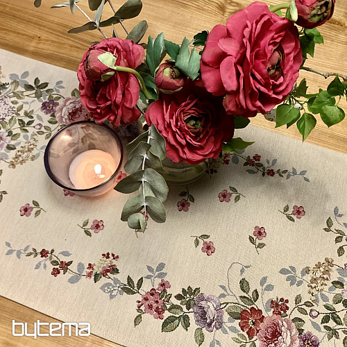 Nappe et foulard tapisserie KYTICE BORDURA