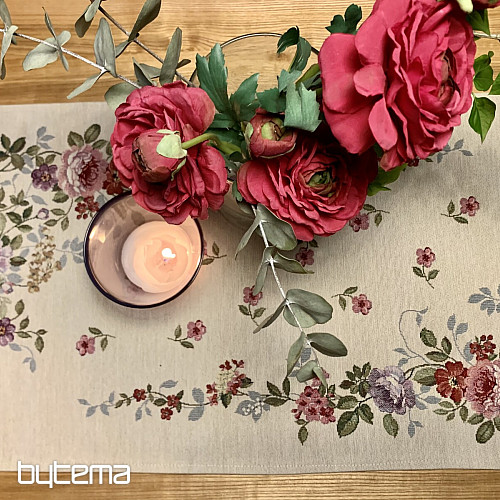 Nappe et foulard tapisserie KYTICE BORDURA