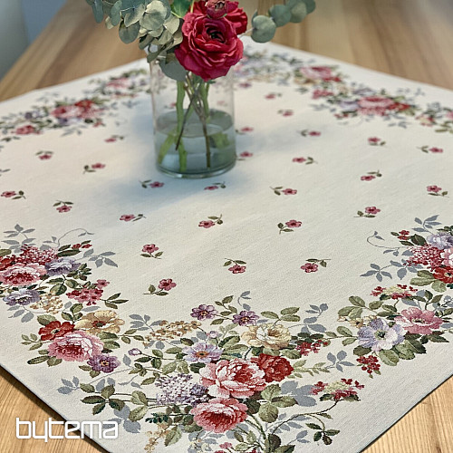 Nappe et foulard tapisserie KYTICE BORDURA