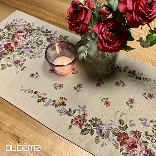 Nappe et foulard tapisserie KYTICE BORDURA