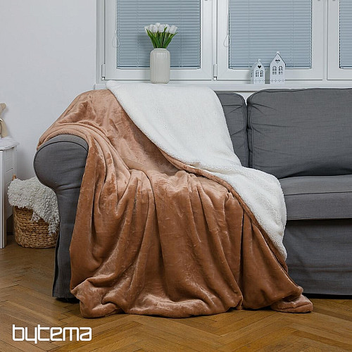 Couverture Ovečka lisse CHOCOLAT