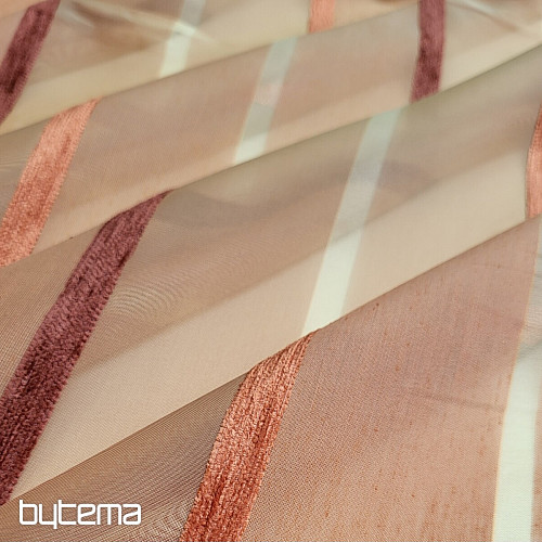 Tissu déco à rayures