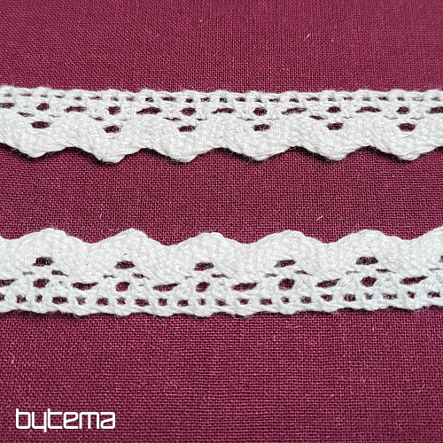 Lacet coton 5420 16mm BLANC
