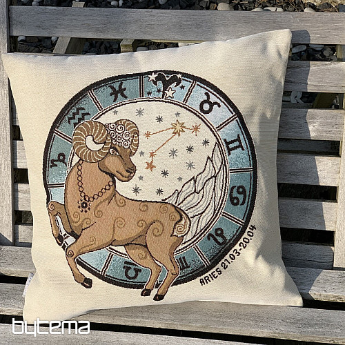 Housse de coussin tapisserie BÉLIER