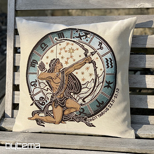Housse de coussin tapisserie SAGITTAIRE