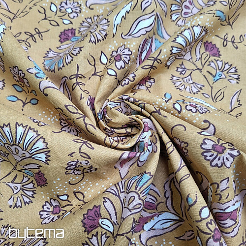 Tissu décoratif ROSE CARAMEL