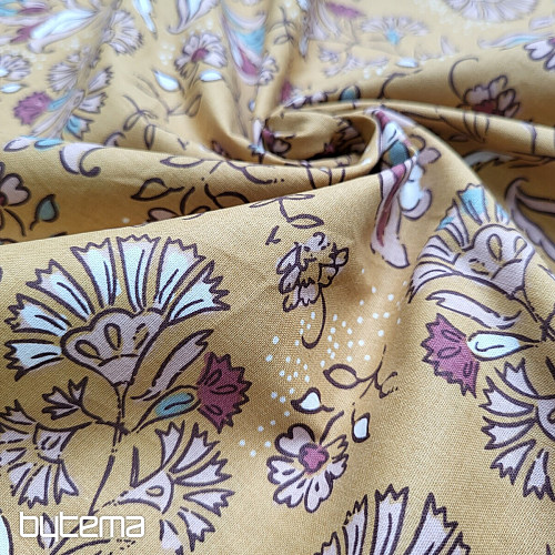 Tissu décoratif ROSE CARAMEL
