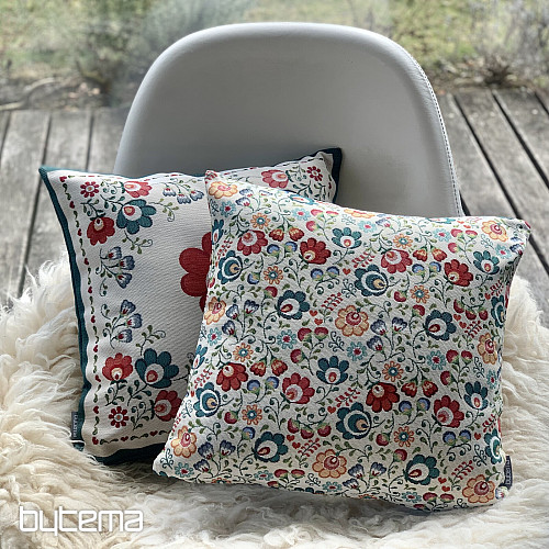 Housse de coussin tapisserie FOLKLOR II