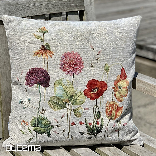 Housse de coussin tapisserie FLEURS DES PRÉS