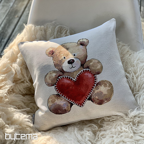 Taie d&#39;oreiller tapisserie OURS EN PELUCHE