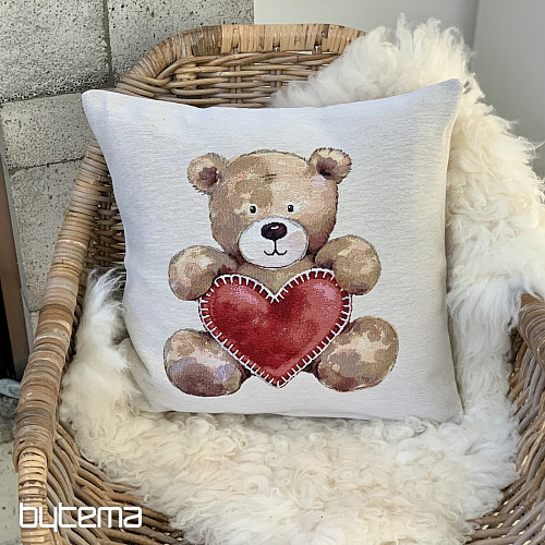Taie d&#39;oreiller tapisserie OURS EN PELUCHE