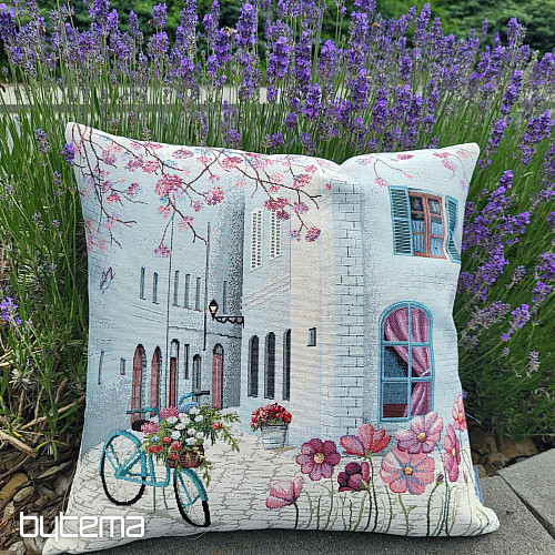 Housse de coussin Gobelin RUE D&#39;ÉTÉ