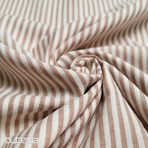 Tissu décoratif RAYTIS NOISETTE ST. BRUN