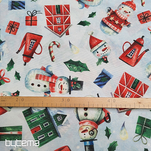 Tissu décoratif MR SNOWMAN