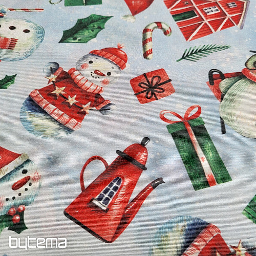 Tissu décoratif MR SNOWMAN
