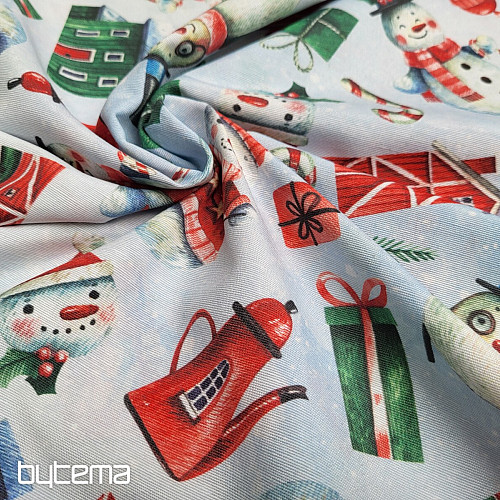 Tissu décoratif MR SNOWMAN
