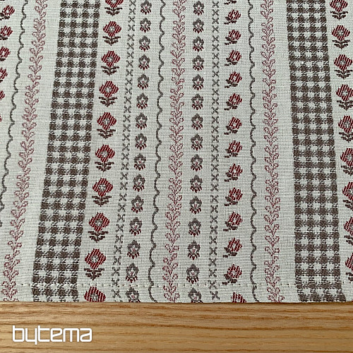 Nappe et châle TOSCANA VALERY RIGA BORDON STRIPE