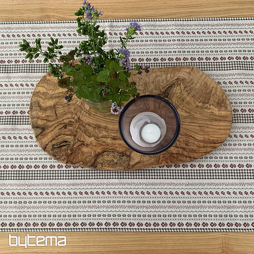 Nappe et châle TOSCANA VALERY RIGA BORDON STRIPE
