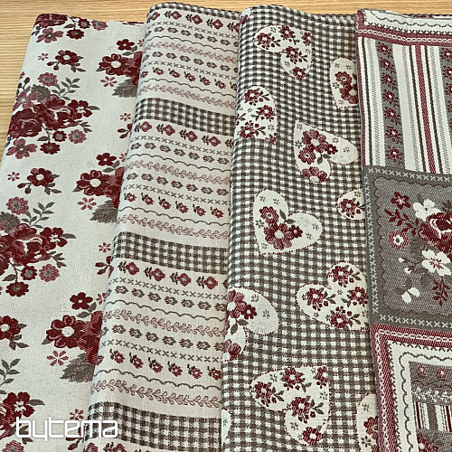 Nappe et châle TOSCANA VALERY RIGA BORDON STRIPE