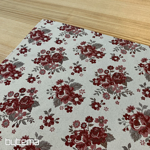 Nappe et châle TOSCANA VALERY FLEUR BORDO