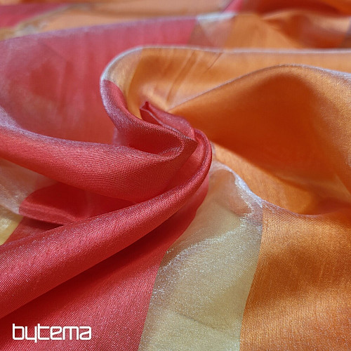 Organza RAYURES DE FEU